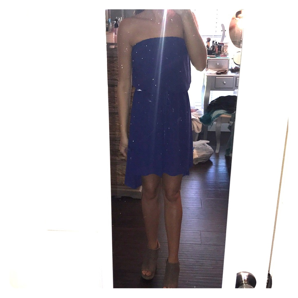Dark purple dress